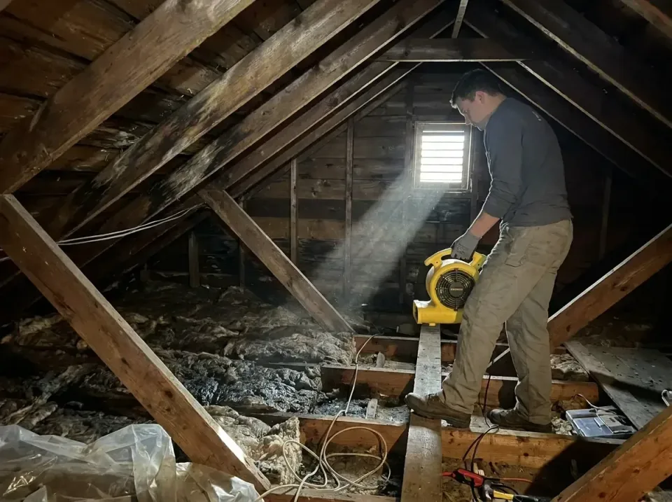 attic-water-damage-drying-proc-007 — frequently asked questions, Emergency Water Extraction & 24/7 Flood Response in Kinston…
